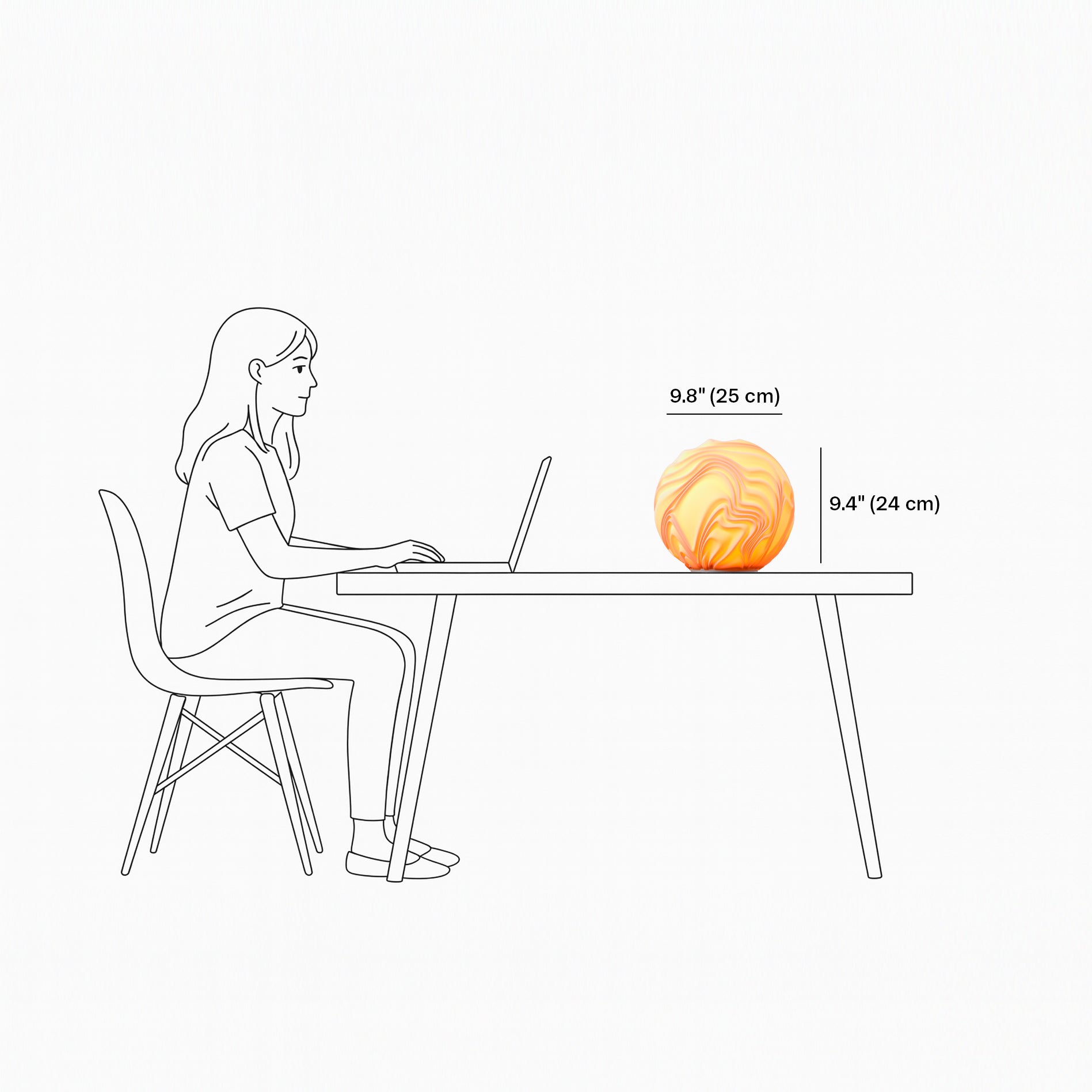 O4 Flow Sculpted Lamp