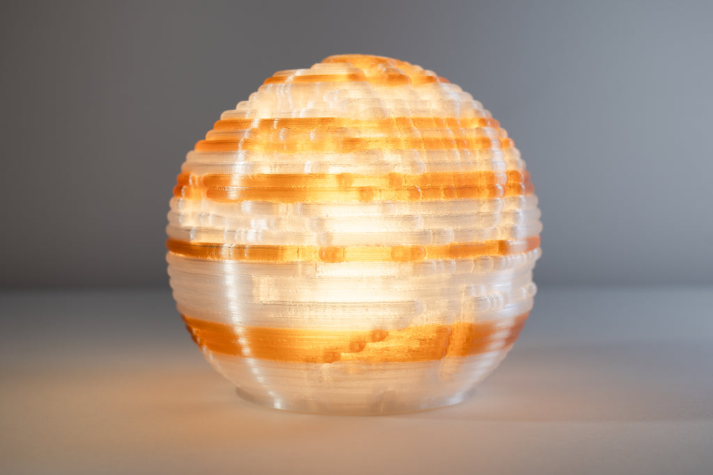 O13-s Erosion Sculpted Mini Lamp
