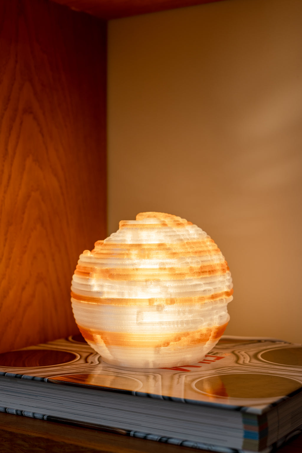O13-s Erosion Sculpted Mini Lamp