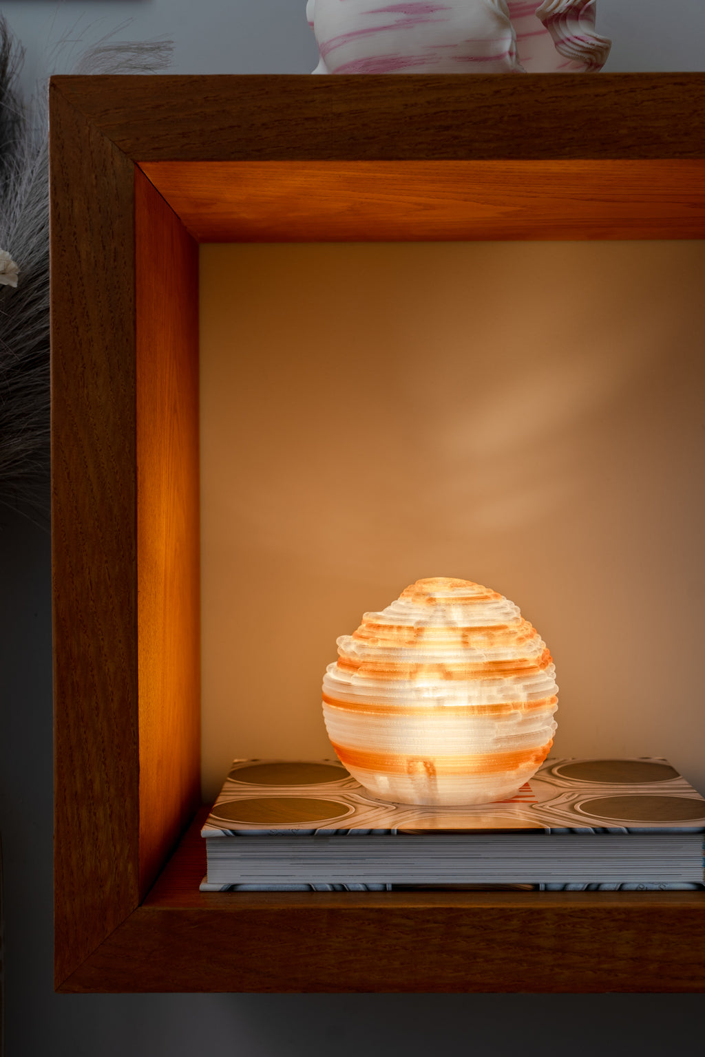O13-s Erosion Sculpted Mini Lamp