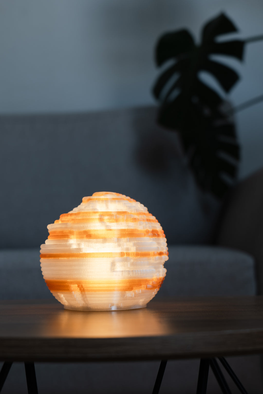 O13-s Erosion Sculpted Mini Lamp