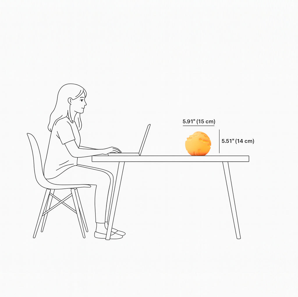 O13-s Erosion Sculpted Mini Lamp