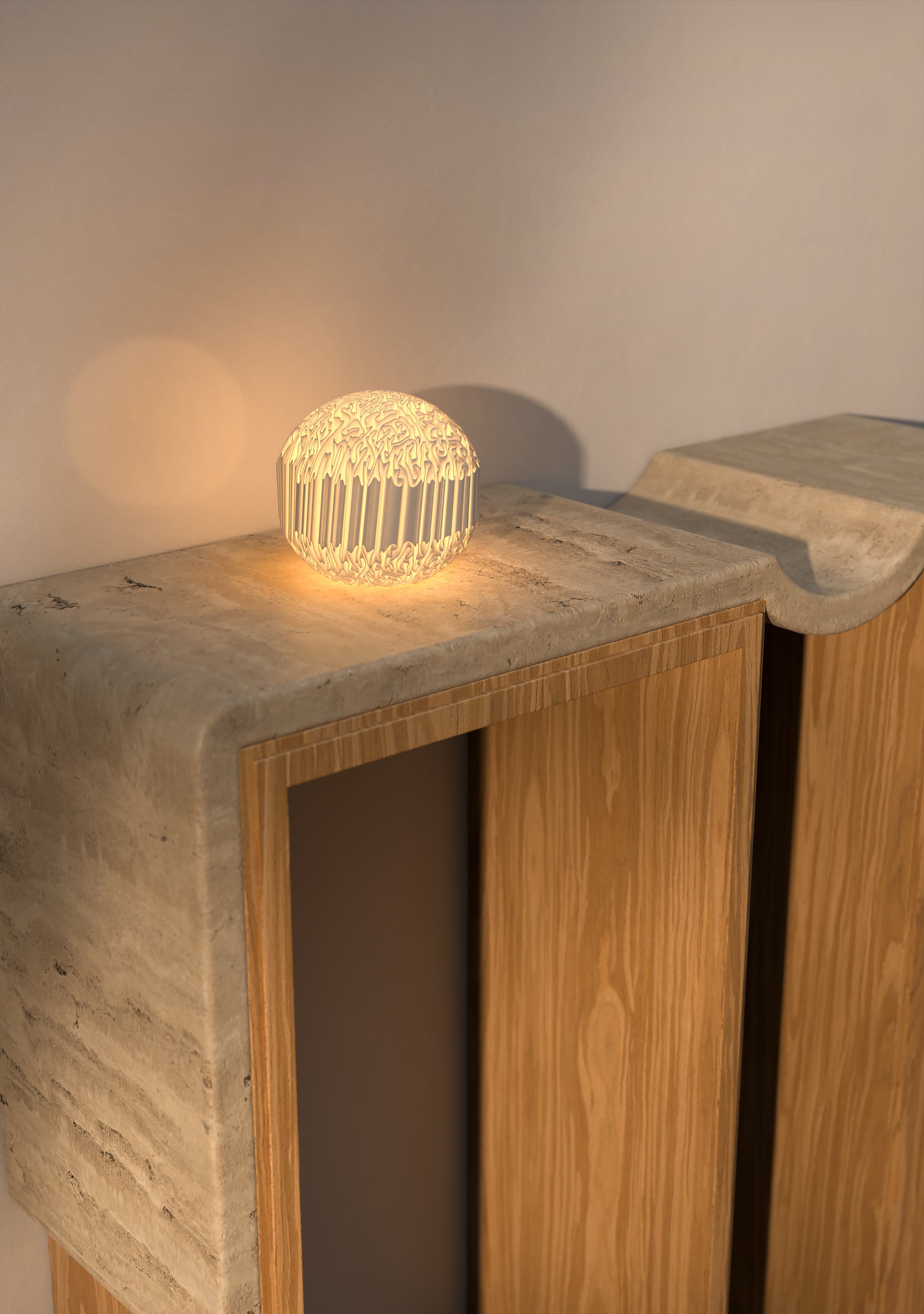 O15-s Biomorphic Mini Lamp